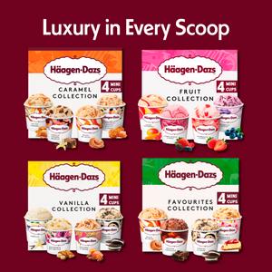 Haagen-Dazs Fruit Collection Mini Frozen Dessert Ice Cream Tub 4x95ml - gallery image 5