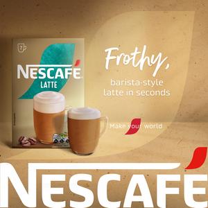 Nescafe Latte Instant Coffee Sachets 12x15.5g - gallery image 5