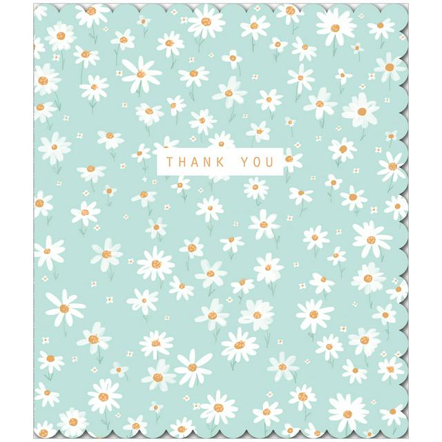 Blue Daisies Thank you Card - gallery image 1