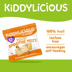 Kiddylicious Banana, Mango & Passionfruit Smoothie Melts Baby Snacks 4x6g - gallery image 2