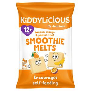 Kiddylicious Banana Mango Smoothie Melts 4X6g