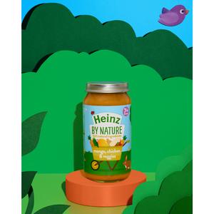 Heinz By Nature Mango Chicken Curry Baby Food Jar 7+ Months 200g - gallery image 2