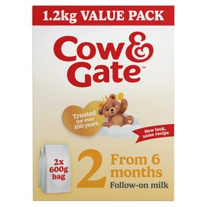 Cow & Gate Follow On Milk from 6 Months 2 x 600g - video