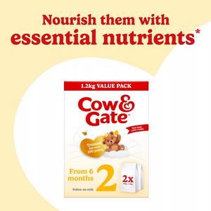 Cow & Gate Follow On Milk from 6 Months 2 x 600g - gallery image 2