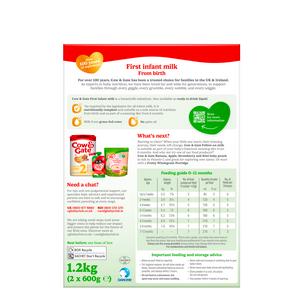 Cow & Gate 1 First Infant Baby Milk Formula Powder From Birth Big Pack 1.2kg - gallery image 6