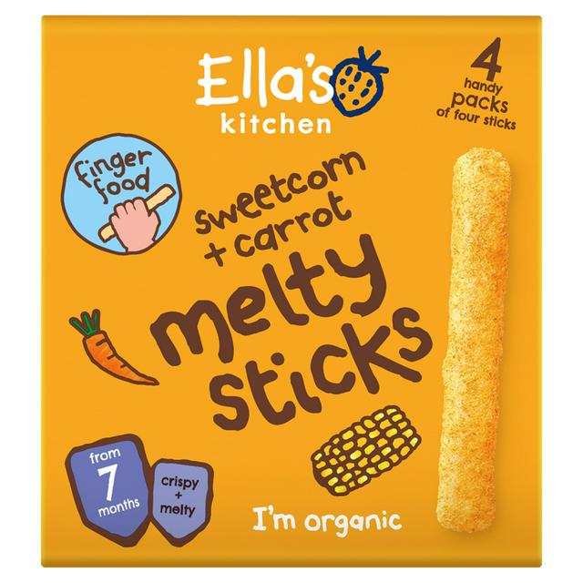 Ella's Kitchen sweetcorn carrot melty sticks