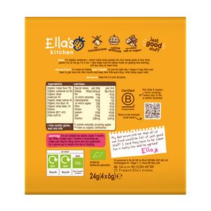Ella's Kitchen Organic Sweetcorn & Carrot Melty Sticks Multipack Baby Snack 7+ Months 4x6g - gallery image 2