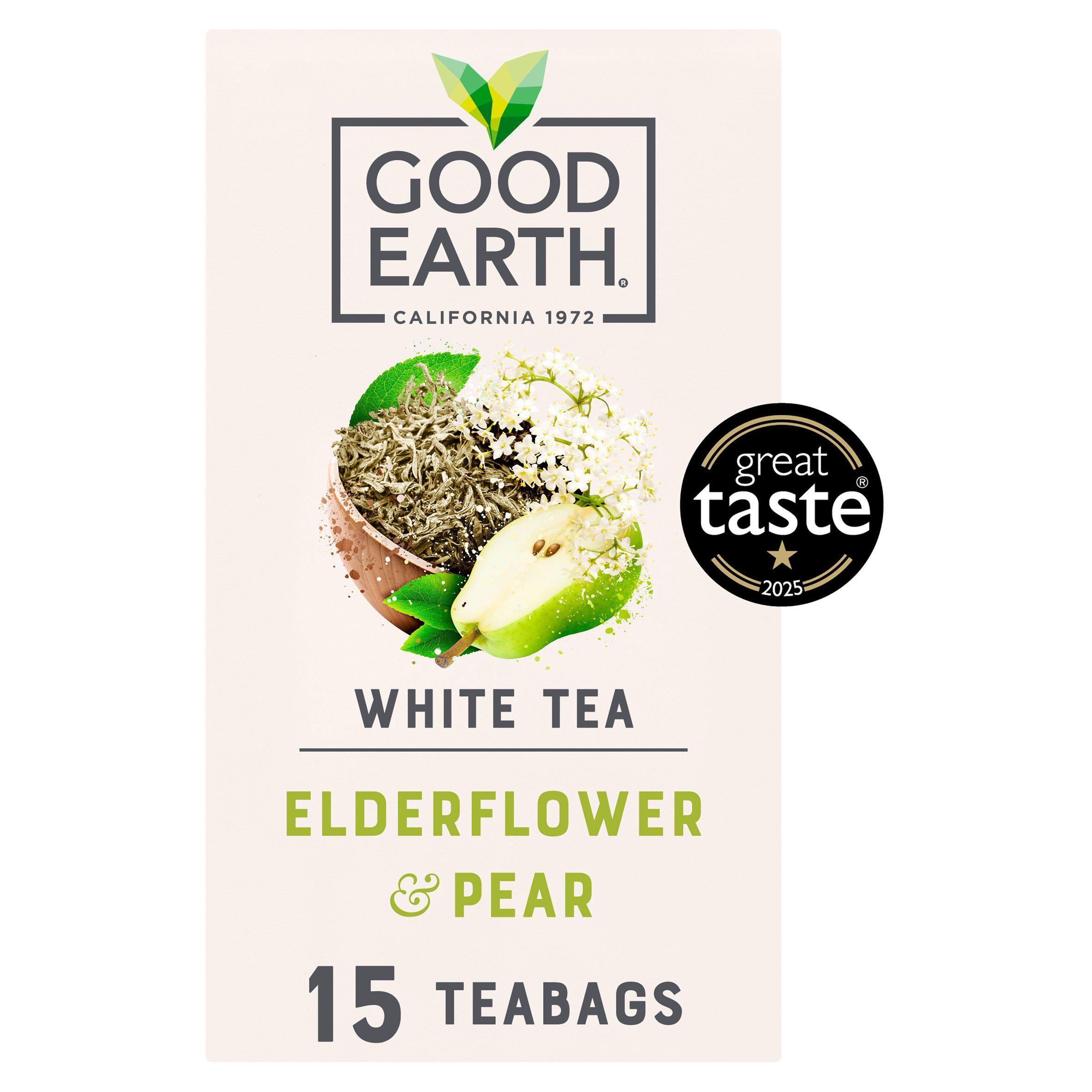 Good Earth Elderflower & Pear Flavoured Tea Bags 15