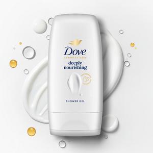 Dove Advanced Care Deeply Nourishing Body Wash Shower Gel Travel Size 55ml - gallery image 2