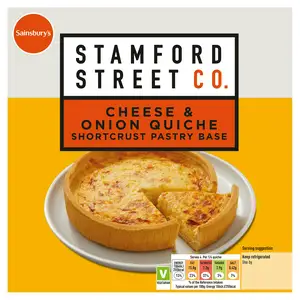 Stamford Street Co. Cheese & Onion Quiche 400g 