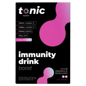 Tonic Health Natural Elderberry & Blackcurrant High Dose Immunity Drink 10x5.5g