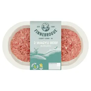 Finnebrogue Wagyu Beef Burgers x2 340g