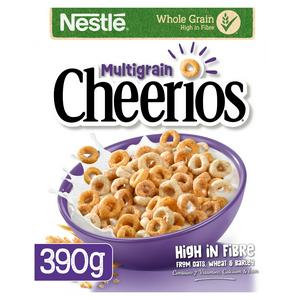 Nestle Cheerios Multigrain Cereal 390g - video