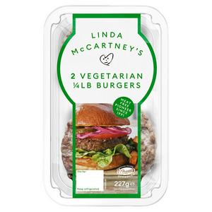 Linda McCartney's Vegetarian Burgers x2 227g