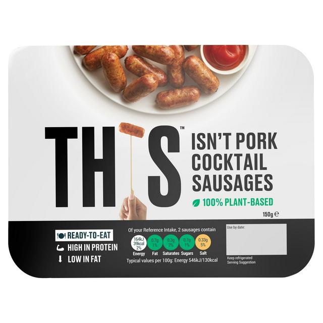 This Isn T Pork Plant Based Cocktail Sausages 150g Sainsbury S