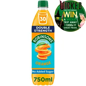 Robinsons Double Strength Orange Fruit Squash 750ml