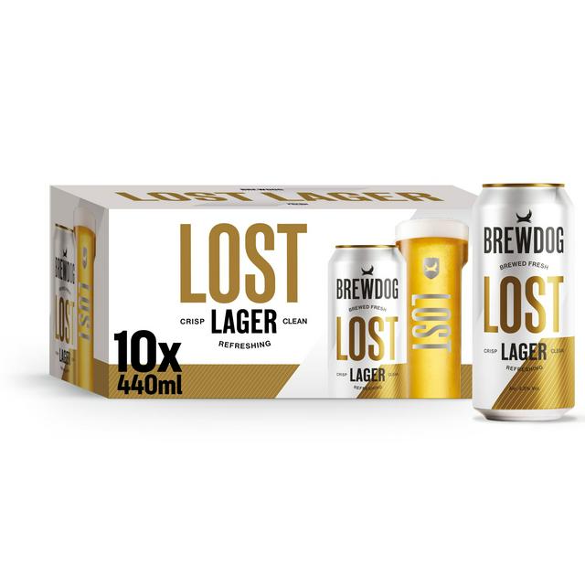 BrewDog Lost Planet First Lager 10x440ml - gallery image 1