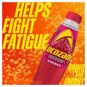 Lucozade Energy Cherry 4x380ml - gallery image 3