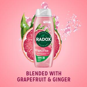 Radox Mineral Therapy Feel Uplifted Shower Gel Grapefruit & Ginger Body Wash 450ml - gallery image 2