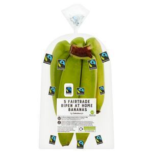 Sainsbury's Fairtrade Ripen at Home Bananas x5