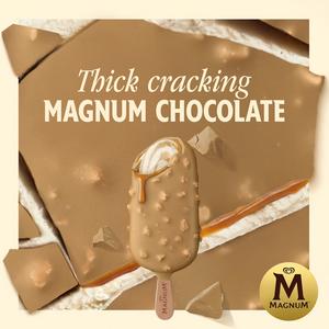 Magnum 85ml Double Gold Caramel Billionaire Ice Cream Stick - gallery image 5