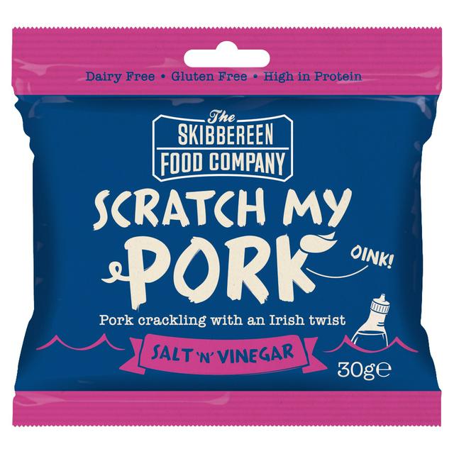 The Skibbereen Food Company Scratch My Pork Salt N Vinegar 30g Sainsbury S