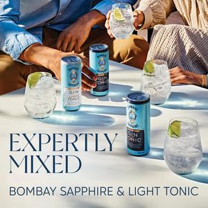 Bombay Sapphire Gin & Tonic Light 25cl - gallery image 2