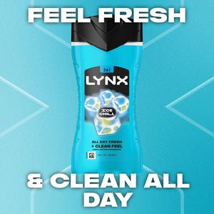 Lynx Ice Chill Shower Gel Body Wash for Men 225ml - gallery image 2
