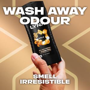 Lynx 500ml Gold 3 in 1 Body Wash Shower Gel for Men - gallery image 3