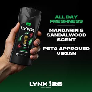 Lynx 500ml Africa 3 in 1 Body Wash Shower Gel for Men - gallery image 6