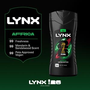 Lynx Africa Shower Gel Body Wash for Men 225ml - gallery image 4