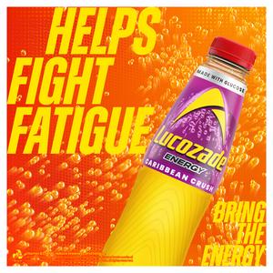 Lucozade Energy Drink Caribbean Crush 4x380ml - gallery image 2