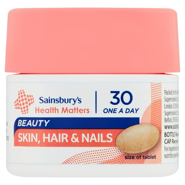 Sainsbury's Health Matters Beauty Skin, Hair & Nails One a Day Tablet x30 |  Sainsbury's