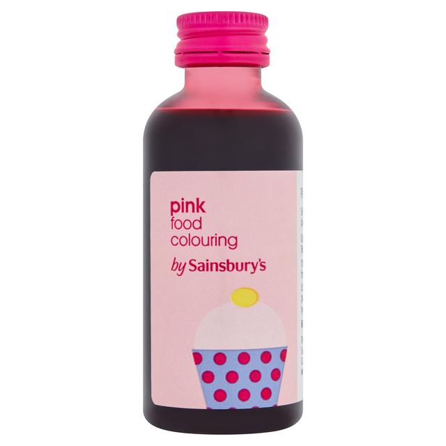 Sainsburys Pink Food Colouring 60 Ml