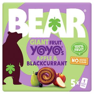 BEAR Fruit Yoyos Blackcurrant Multipack 5x20g