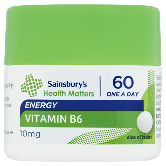 Sainsburys Sainsbury's Vitamin B6 10mgx60