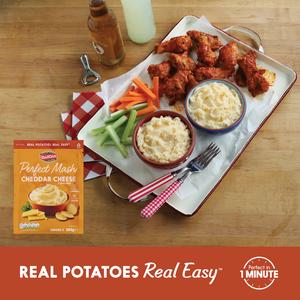 Idahoan Perfect Mash Cheddar Cheese Flavoured 109g - gallery image 4