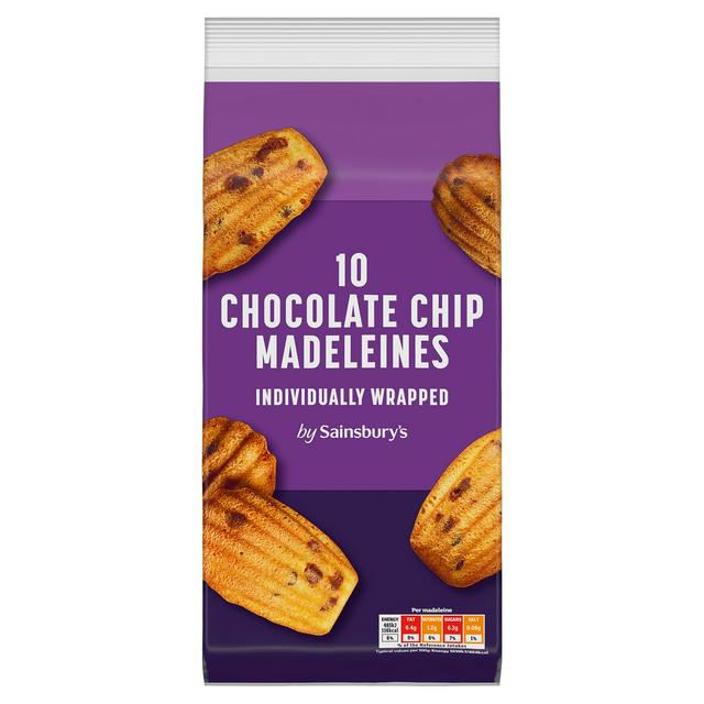 Sainsburys Chocolate Madeleines Cakes 250g