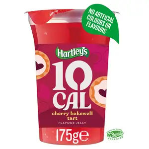 Hartley's 10 Cal Cherry Bakewell Tart Flavour Jelly 175g