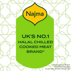 Najma Halal Mini Chicken Sausages Smoked 400g - gallery image 2