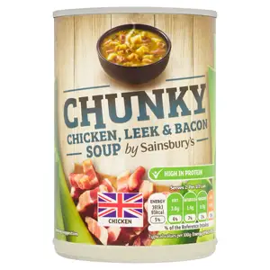 Sainsbury's Chunky Chicken, Leek & Bacon Soup 400g