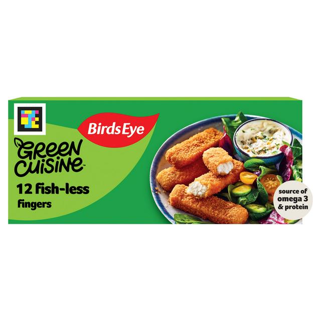 Birds Eye Green Cuisine Vegan Fishless Fingers x12 336g - gallery image 1