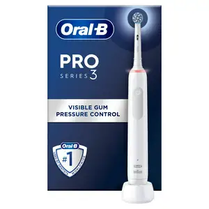 Oral-B Pro 3 - 3000 - White Electric Toothbrush