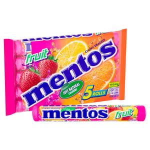 Mentos Fruit Chewy Dragees Rolls 5x38g - gallery image 2