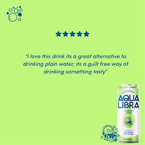 Aqua Libra Sparkling Water Infused with Cucumber Mint & Lime 4x330ml - gallery image 4