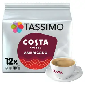 Tassimo Costa Americano Coffee Pods 12x9g