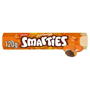 Smarties Orange Milk Chocolate Giant Tube 120g