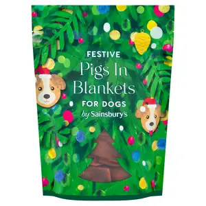 Sainsbury's Festive Pigs In Blankets For Dogs 125g