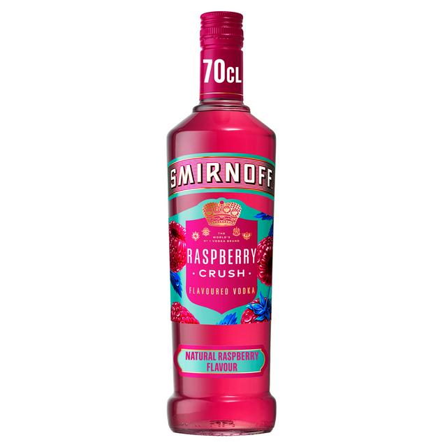 Smirnoff Raspberry Crush Flavoured Vodka 70cl