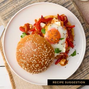 St. Pierre Seeded Brioche Burger Buns Pre-Sliced Rolls x4 - gallery image 5